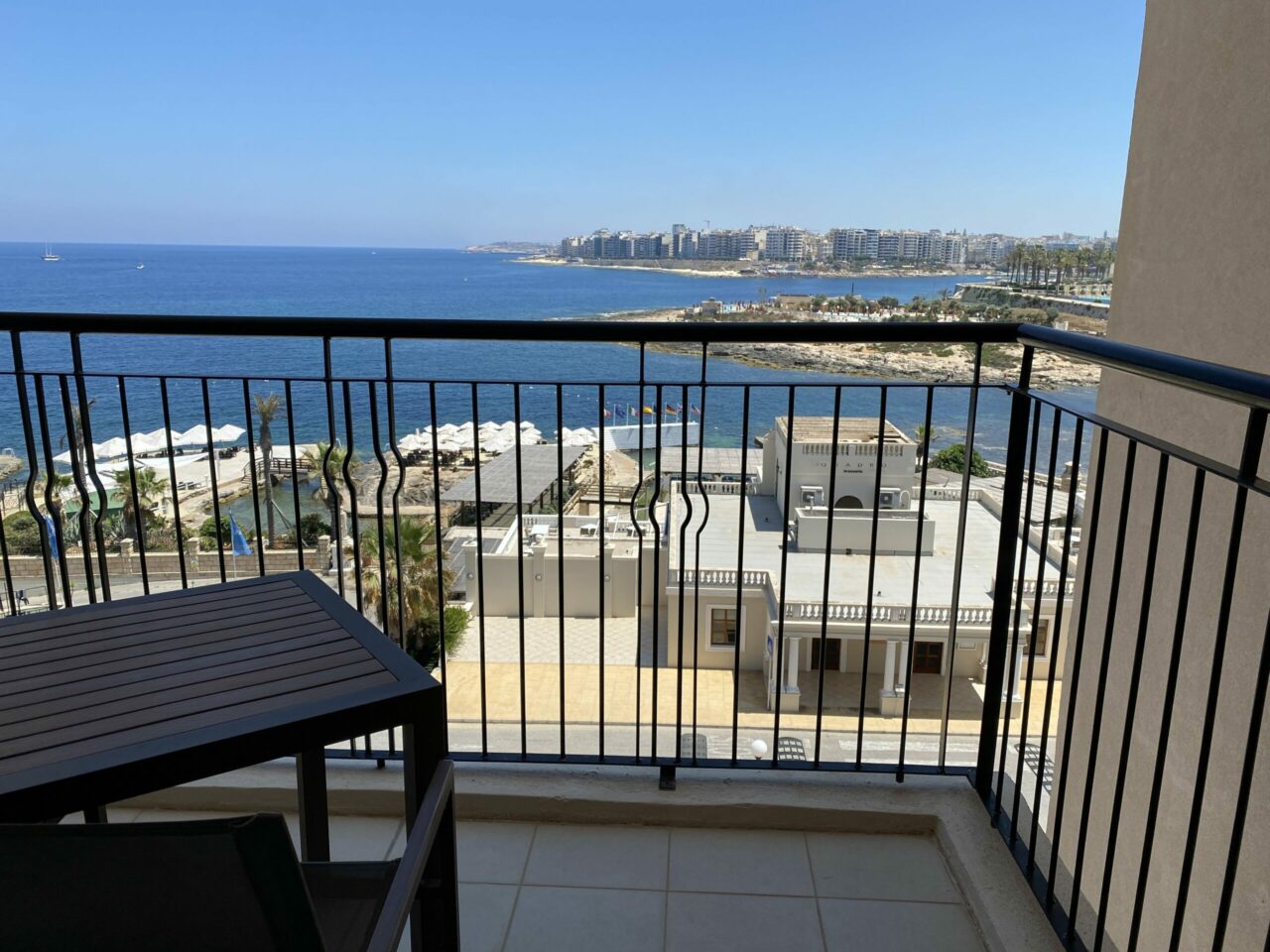 Balcony at The Westin Dragonara Resort hotel