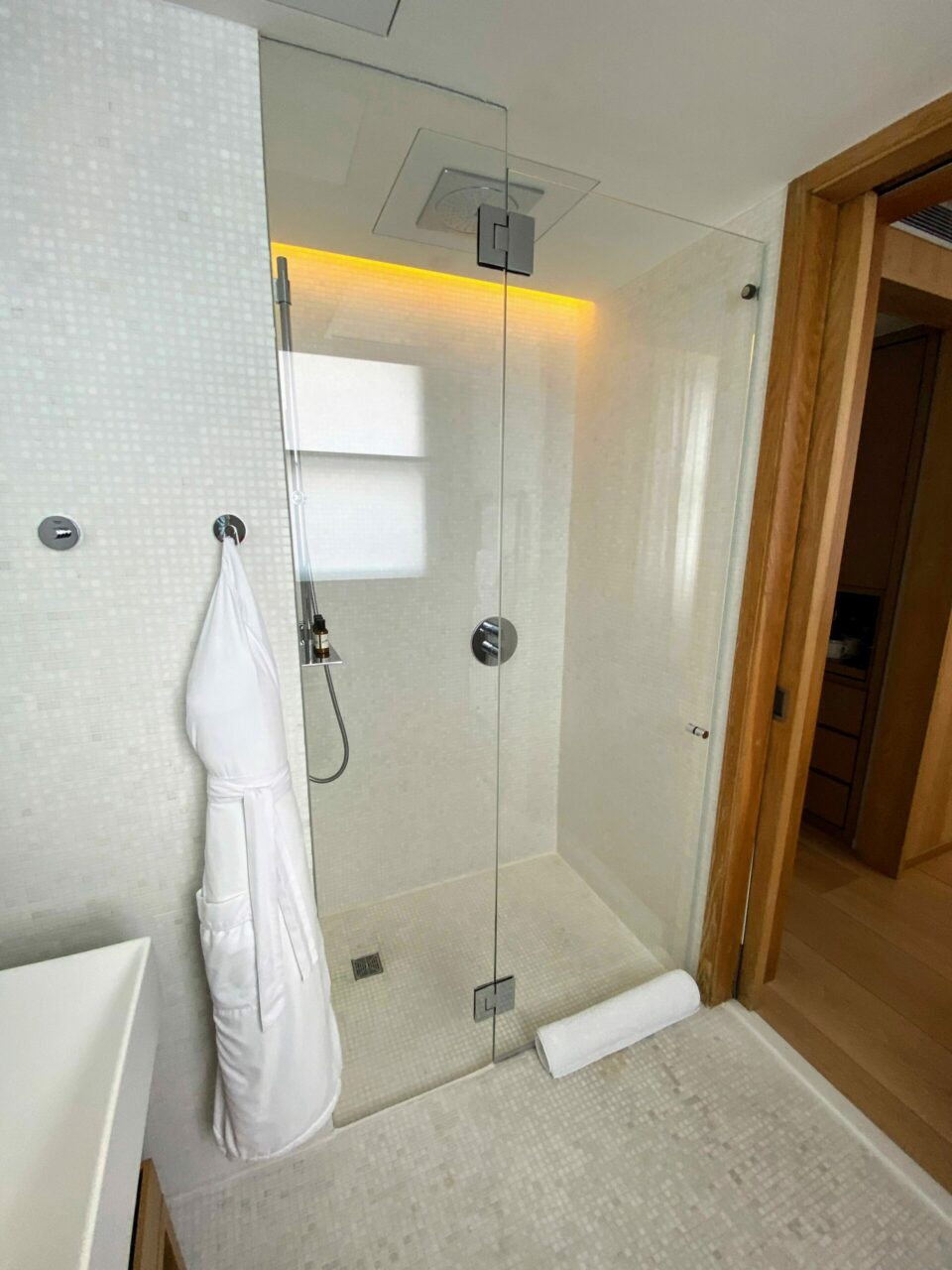The London EDITION hotel shower room 