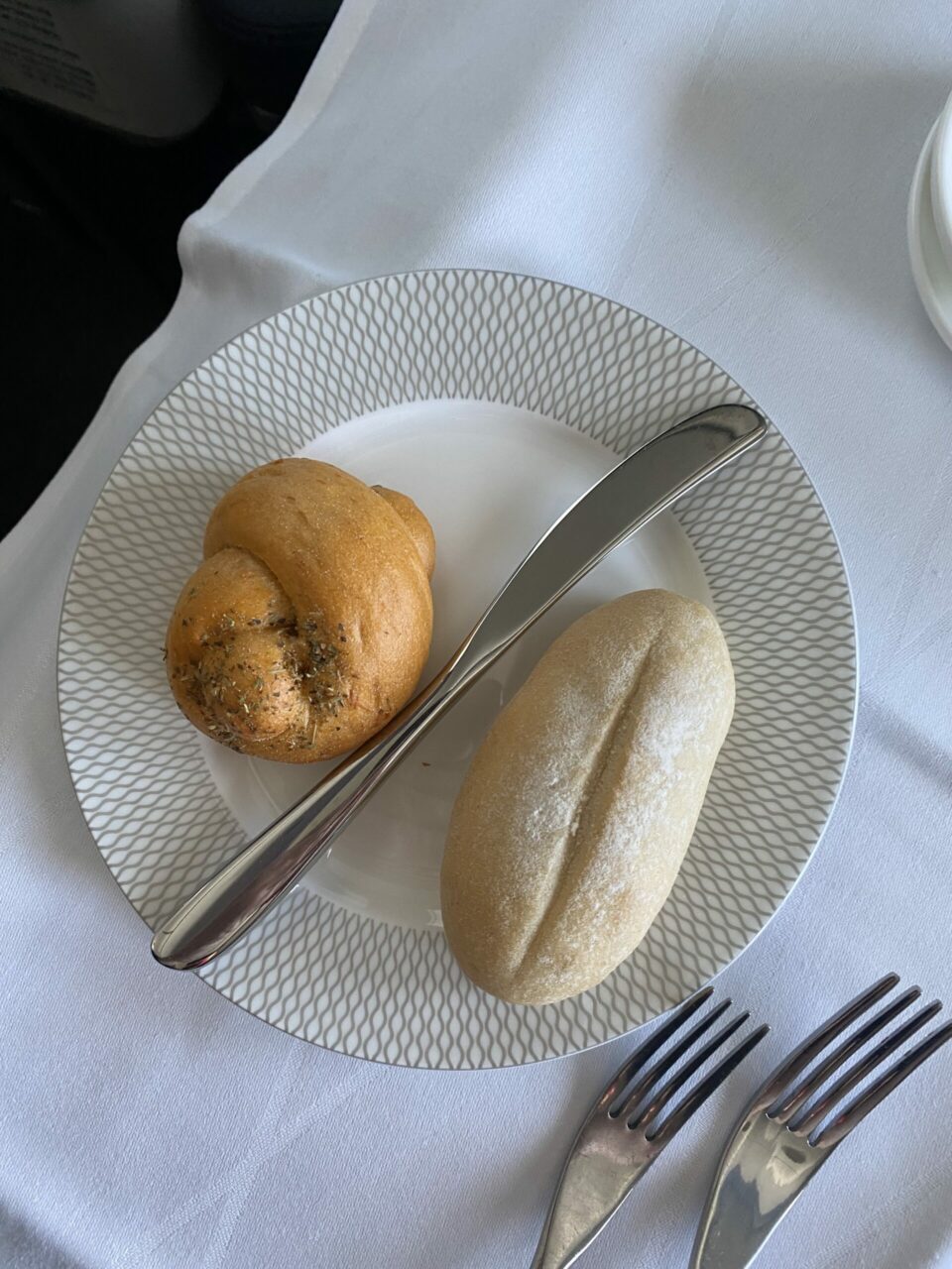 Bread at British Airways new B777-300 First suite