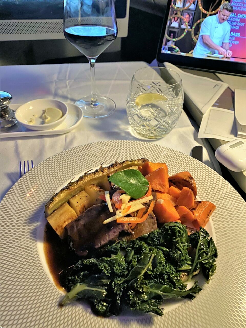 Beef Cheeks at British Airways First B777