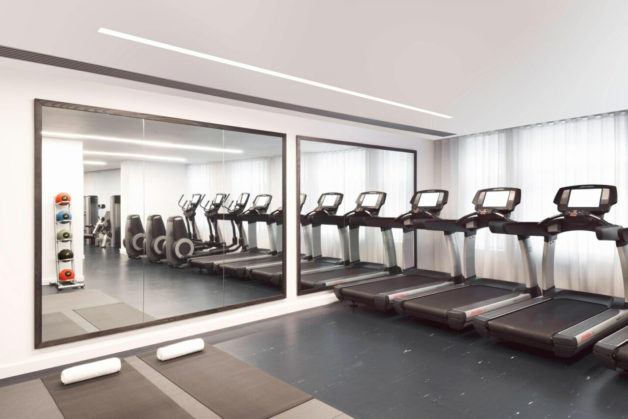 The London EDITION hotel gym 