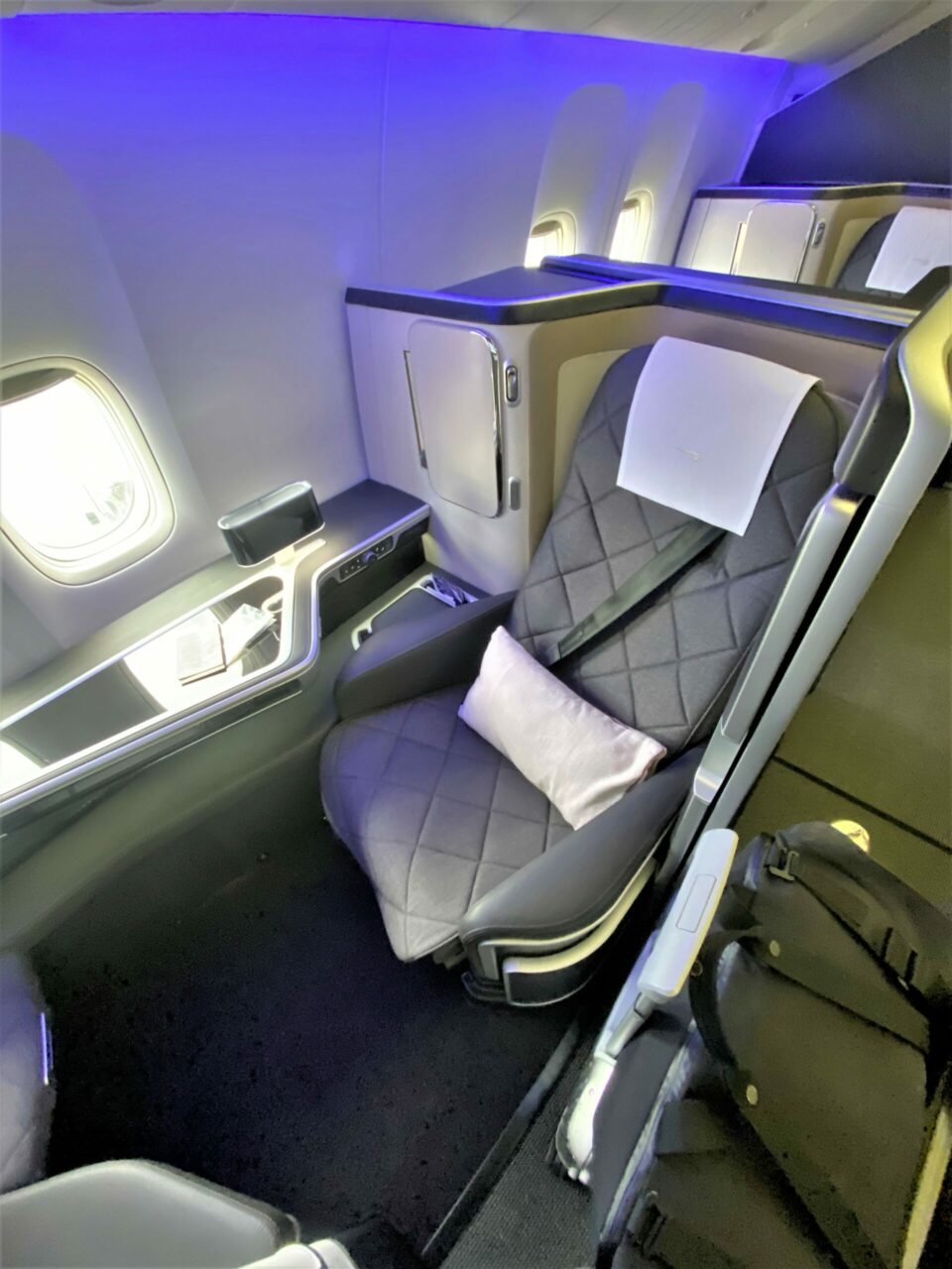 British Airways new B777-300 First suite seat