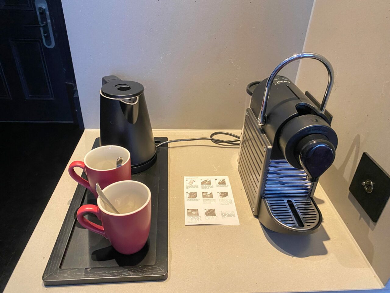 Andaz London Liverpool Street by Hyatt Nespresso Coffee Machine 