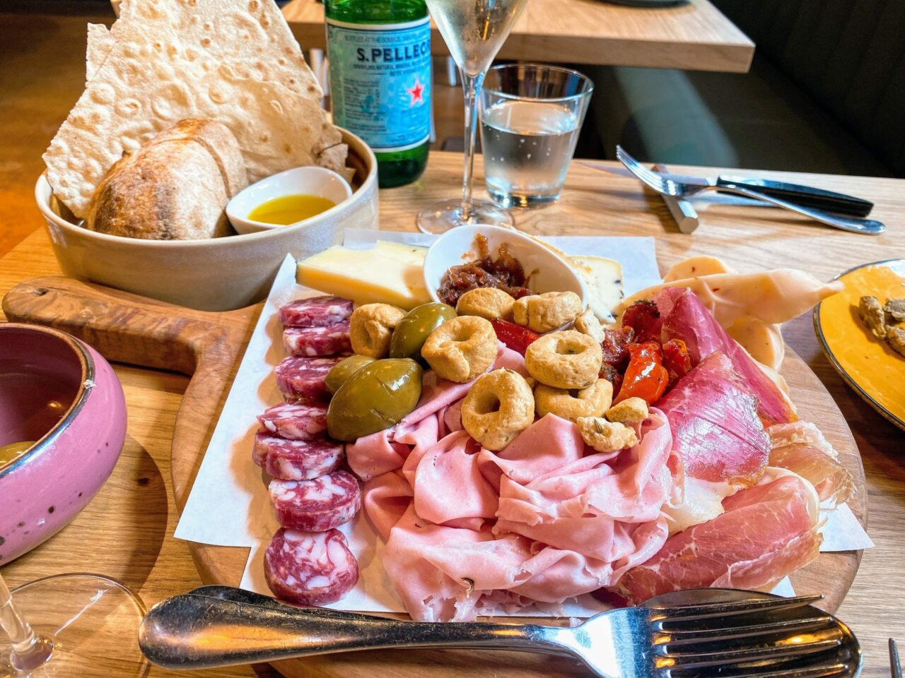 meat and cheese platter