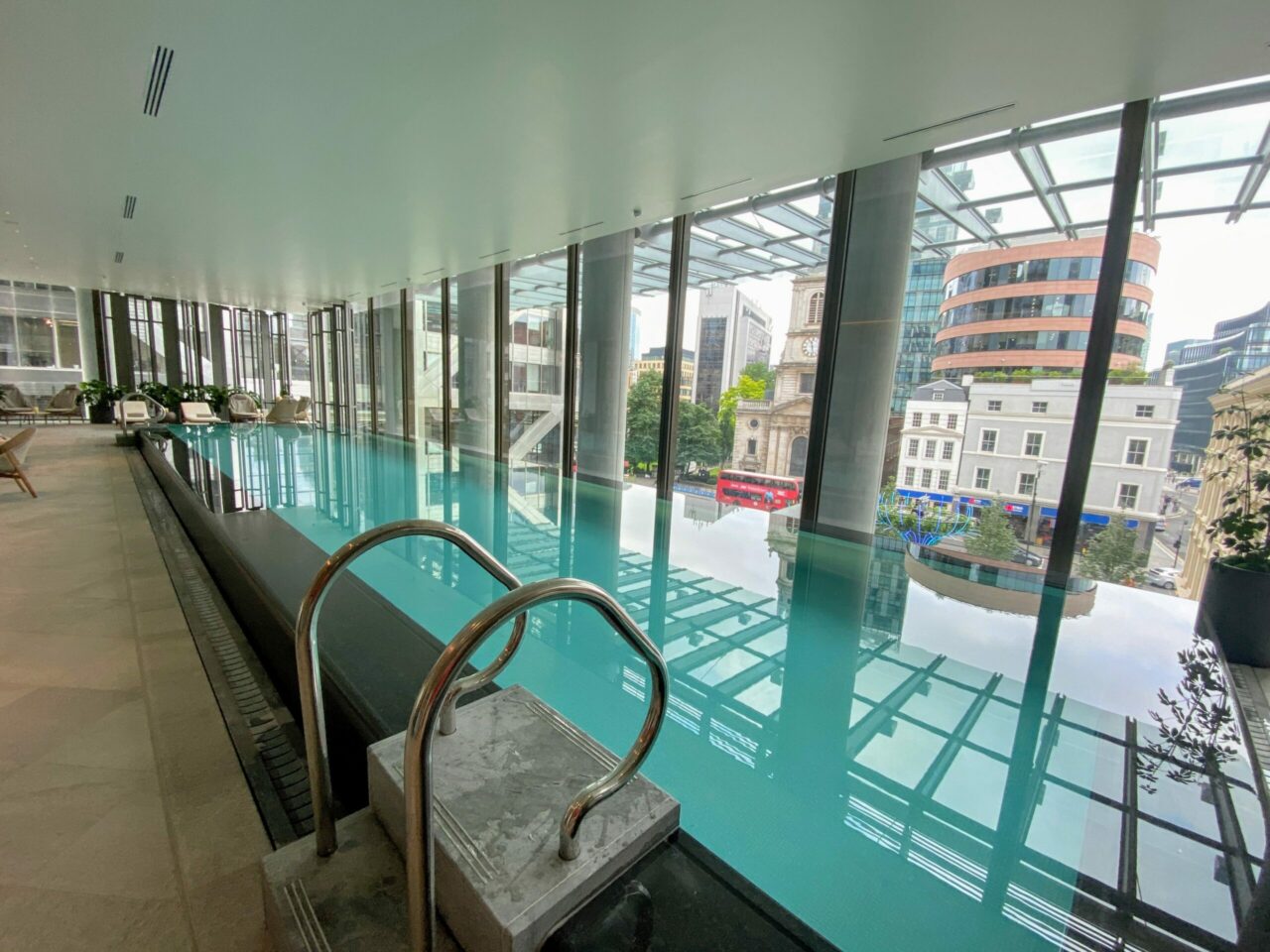 Pool at Pan Pacific Hotel London 