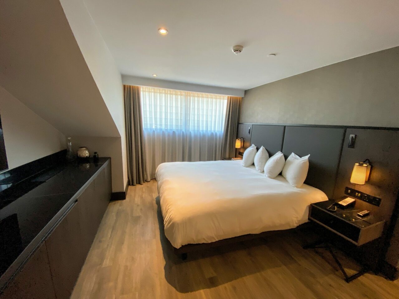 Duplex suite bedroom The Fellows House Cambridge