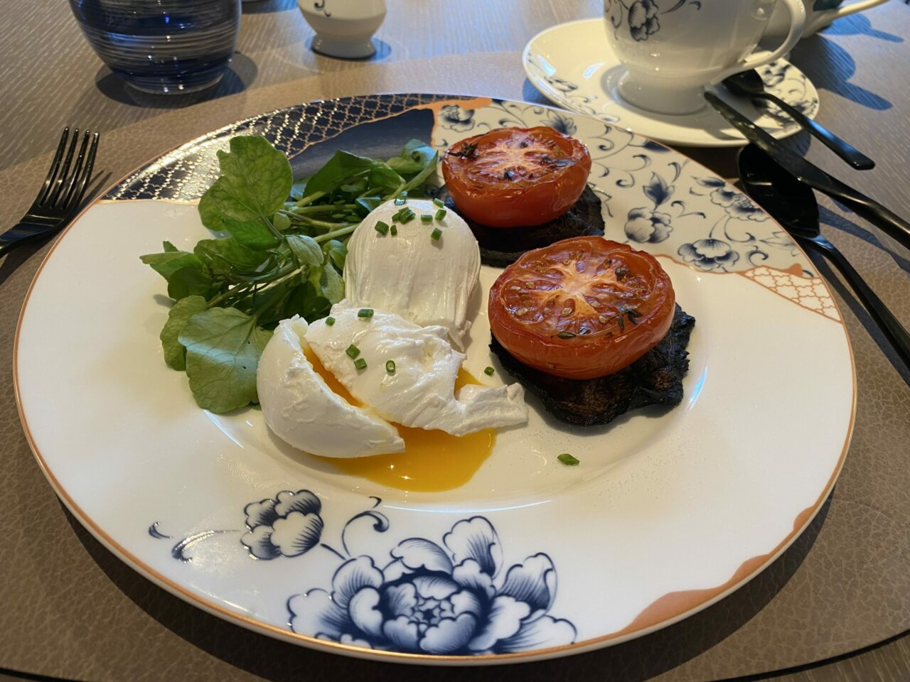 Poached Eggs at Straits Kitchen 