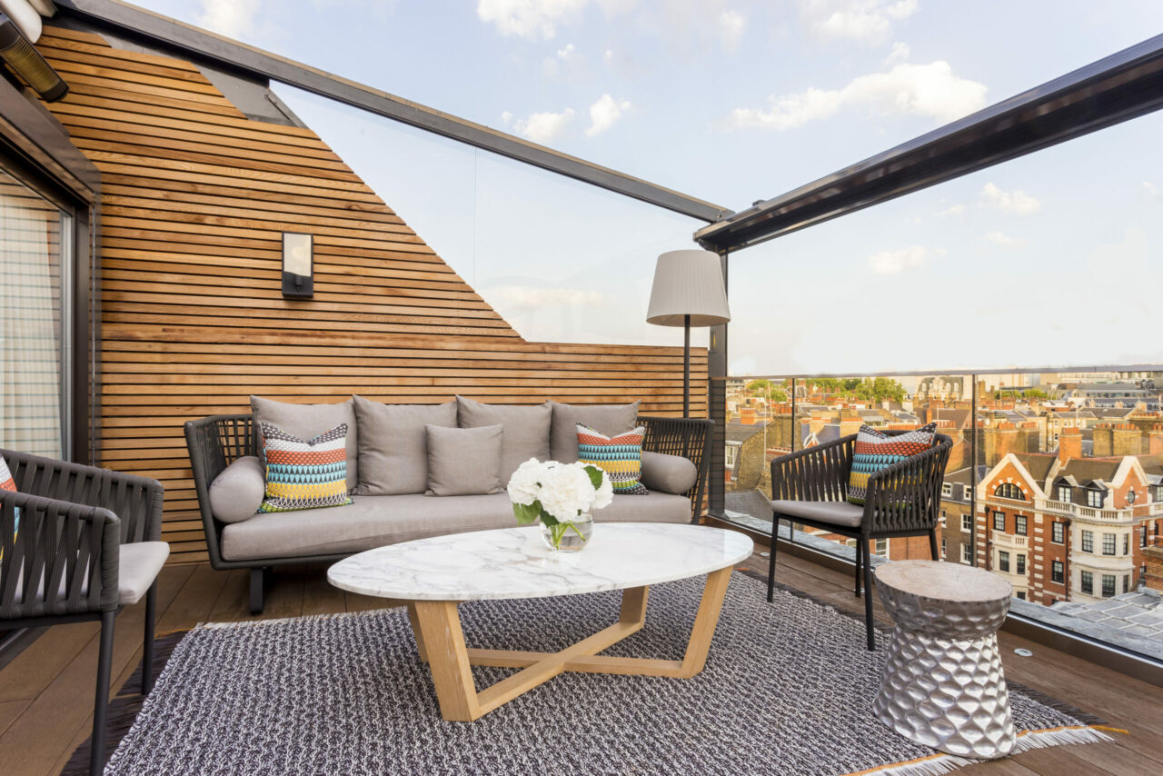 The Marylebone Hotel terrace suite