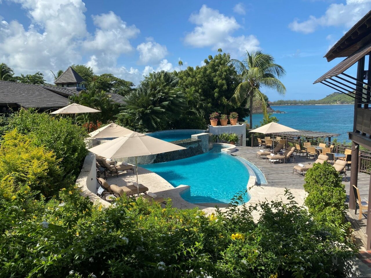 Pool at Cap Maison in St Lucia