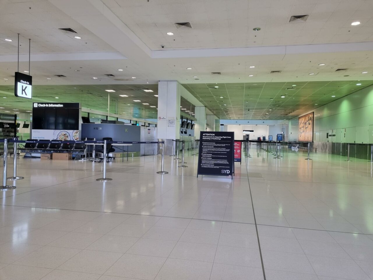 Empty airport 