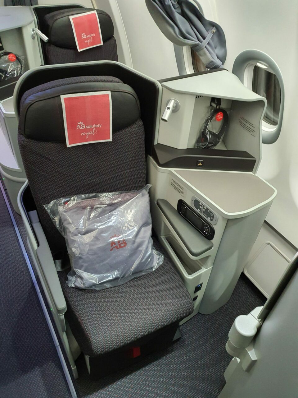 Air Belgium A330-900neo Business class seat 