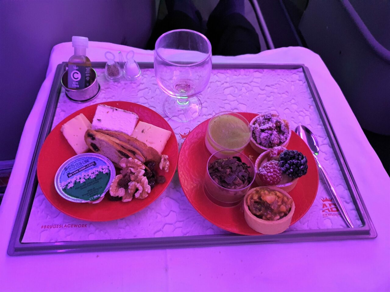 Dessert and cheese selection