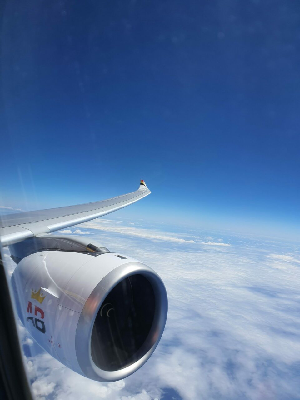 Air Belgium A330-900neo Business class window view 