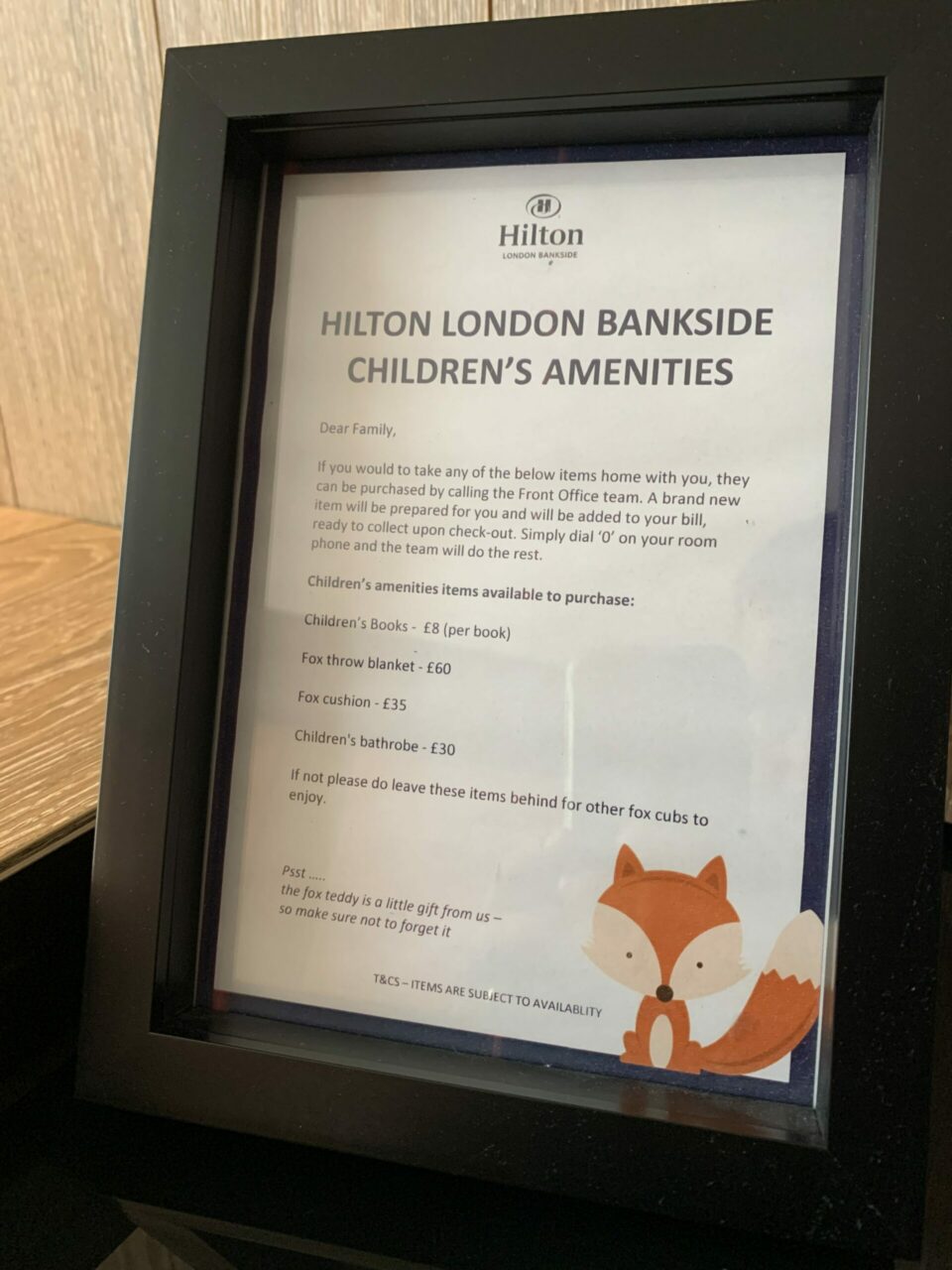 Hilton Bankside London award