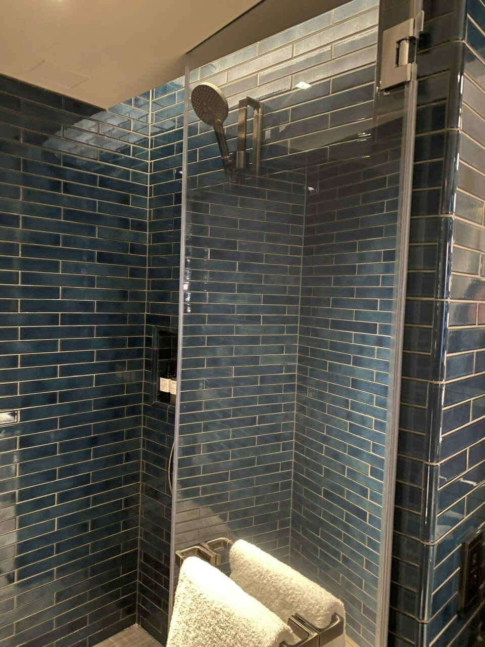 The Londoner hotel shower room 