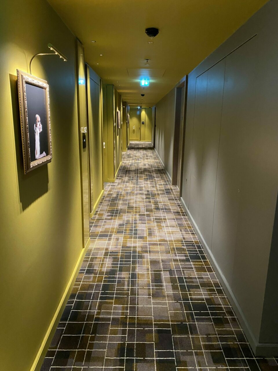 The Londoner hotel corridor 