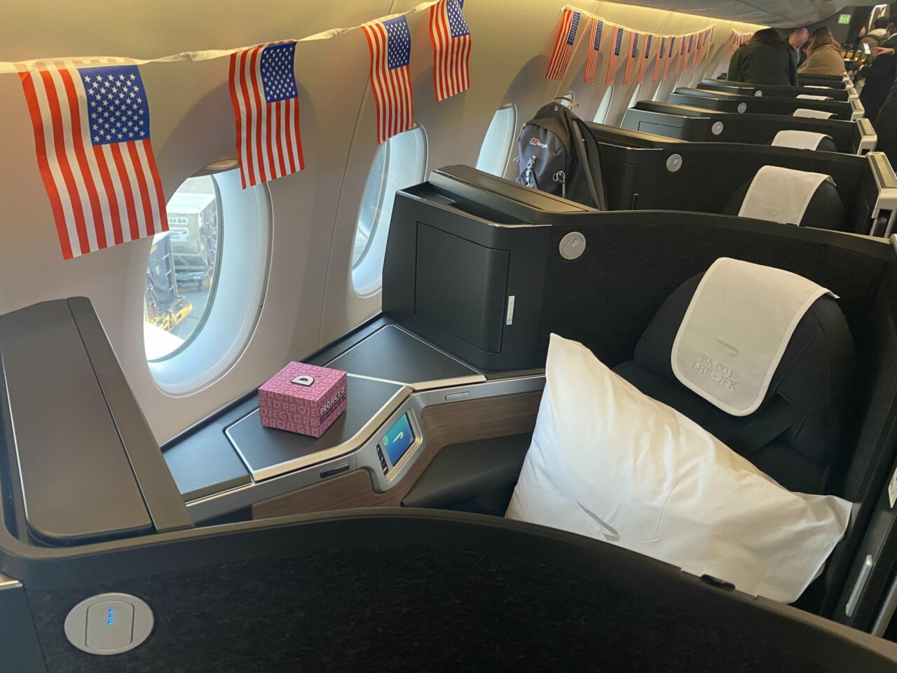 British Airways A350 Club Suites seat 