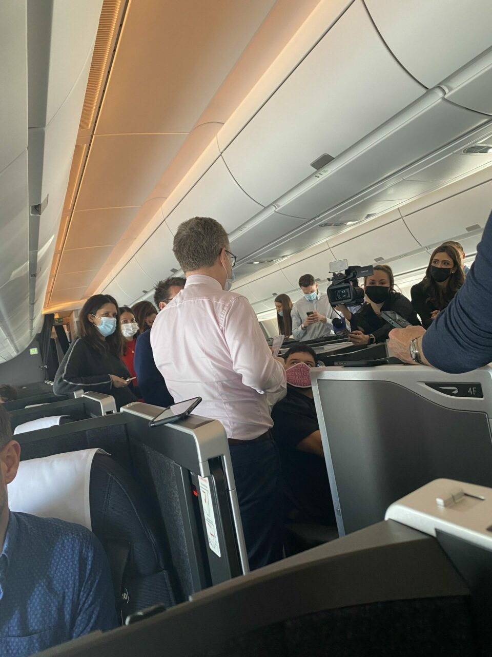 British Airways A350 Club Suites cabin