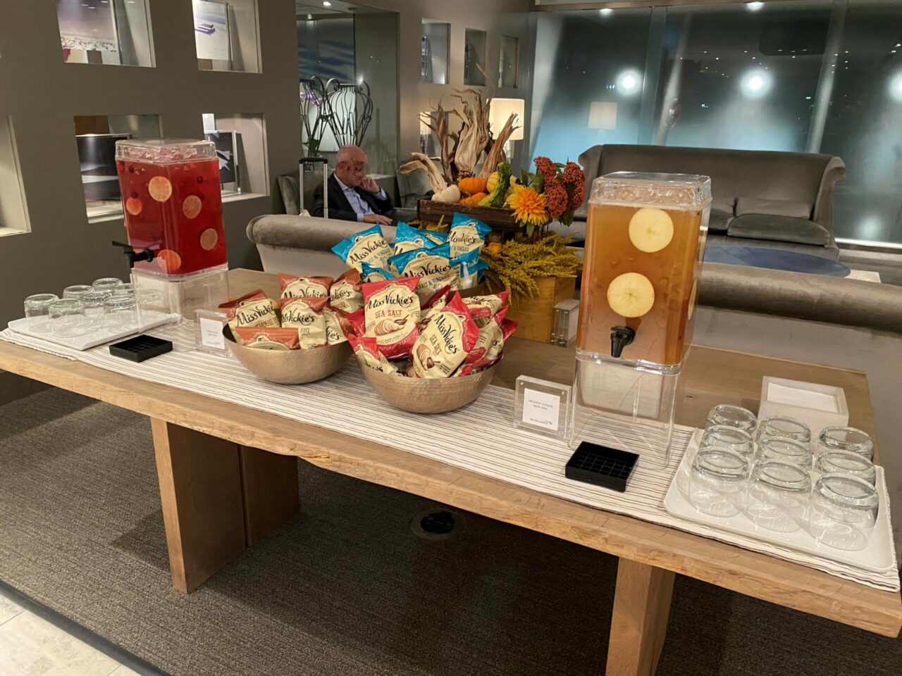 British Airways Concorde Room buffet 