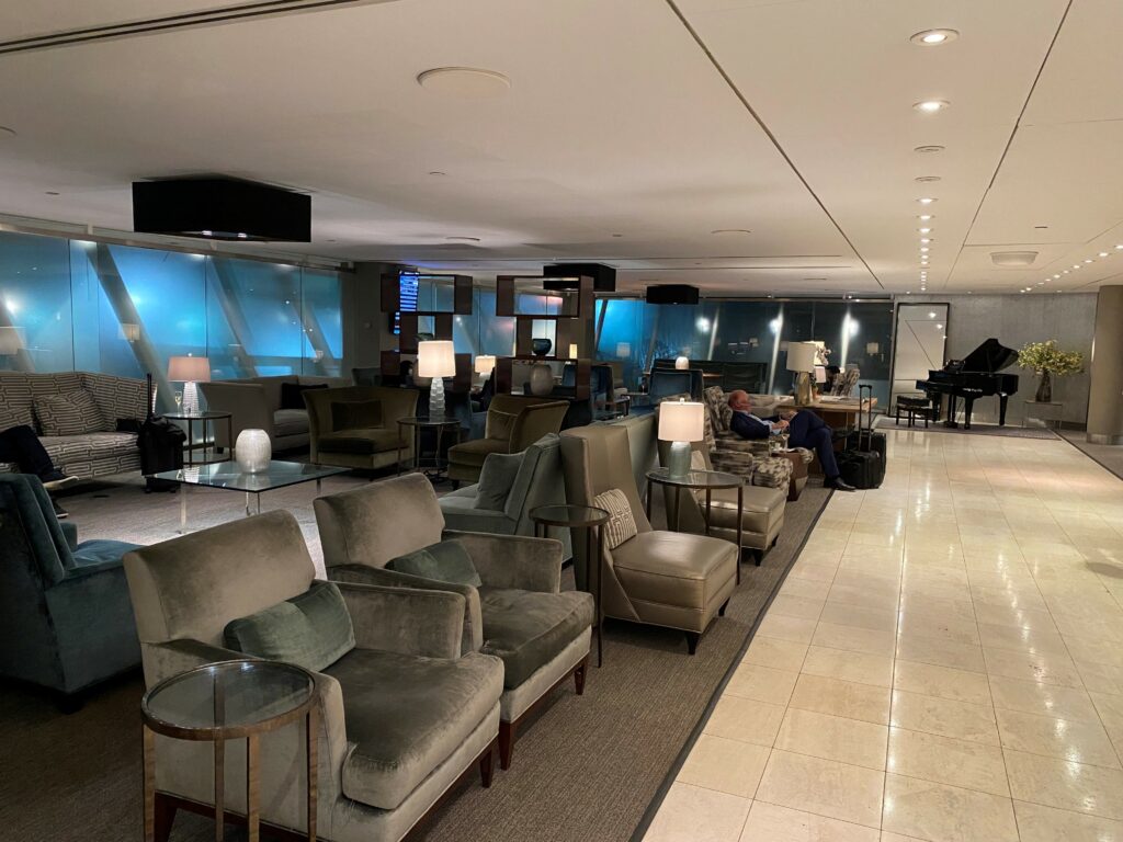 British Airways Concorde Room lounge at New York JFK review Turning