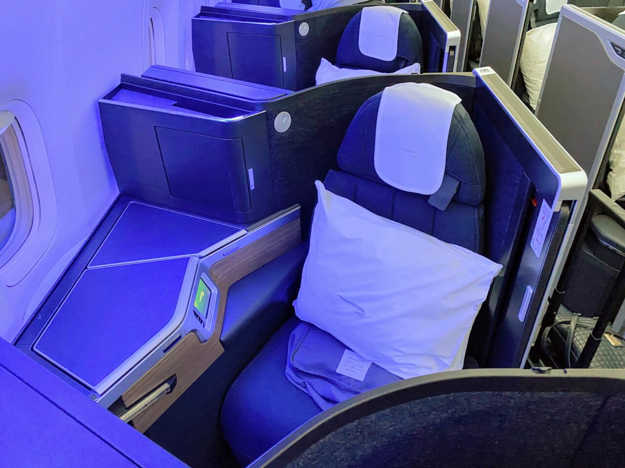 British Airways B777 Club Suites seat 