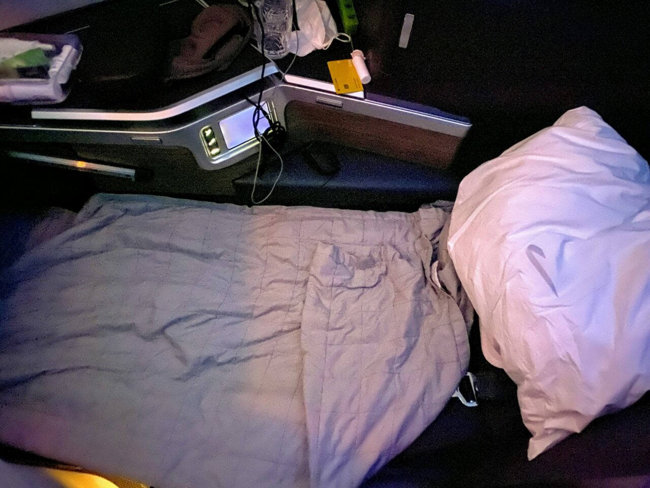 British Airways B777 Club Suites bed look 