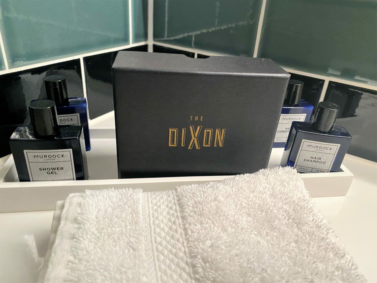 The Dixon hotel toiletries 
