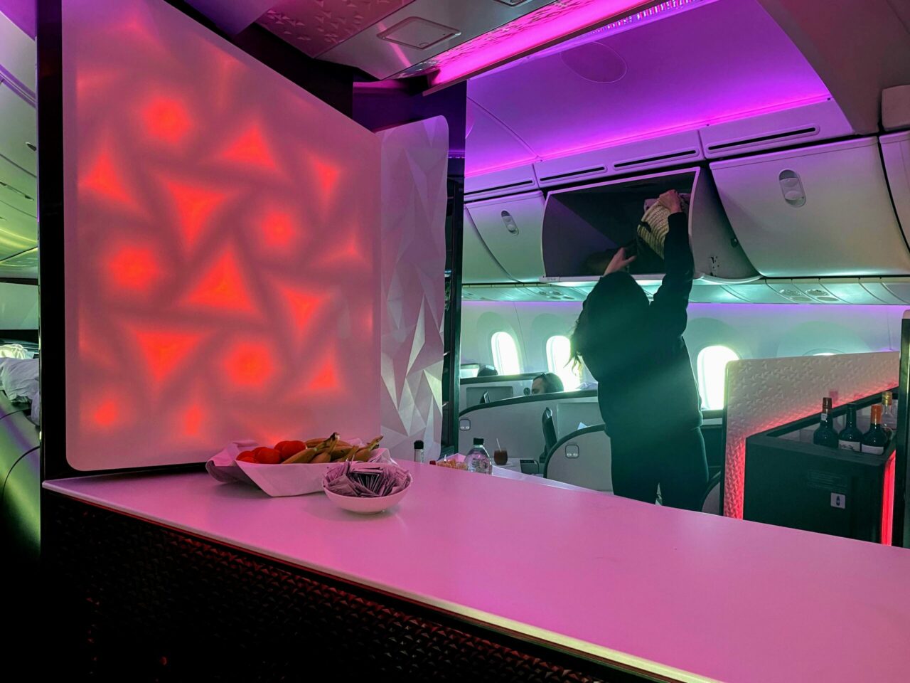 Virgin Atlantic Upper Class B787 Bar