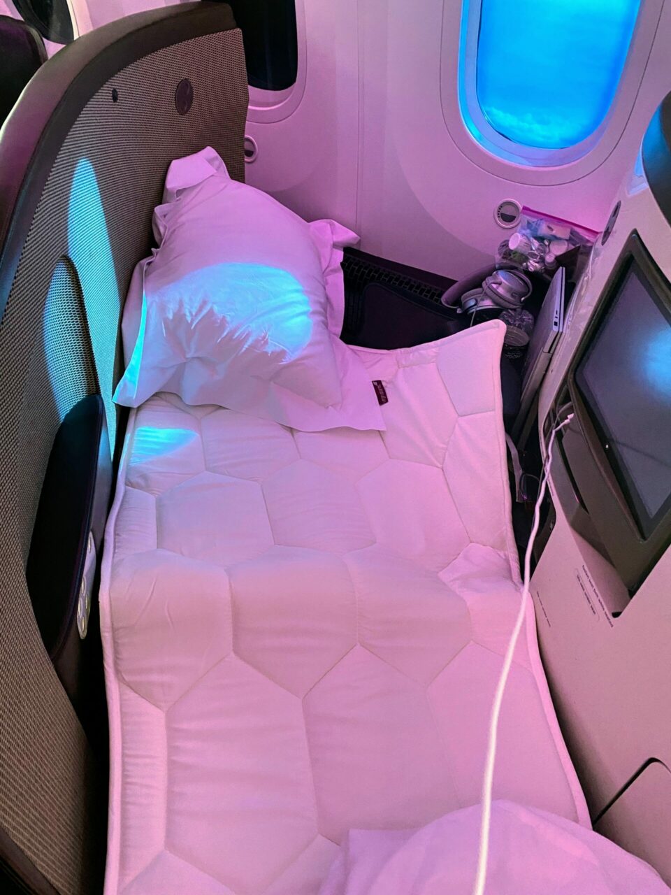 Virgin Atlantic B787 Upper Class Bed 