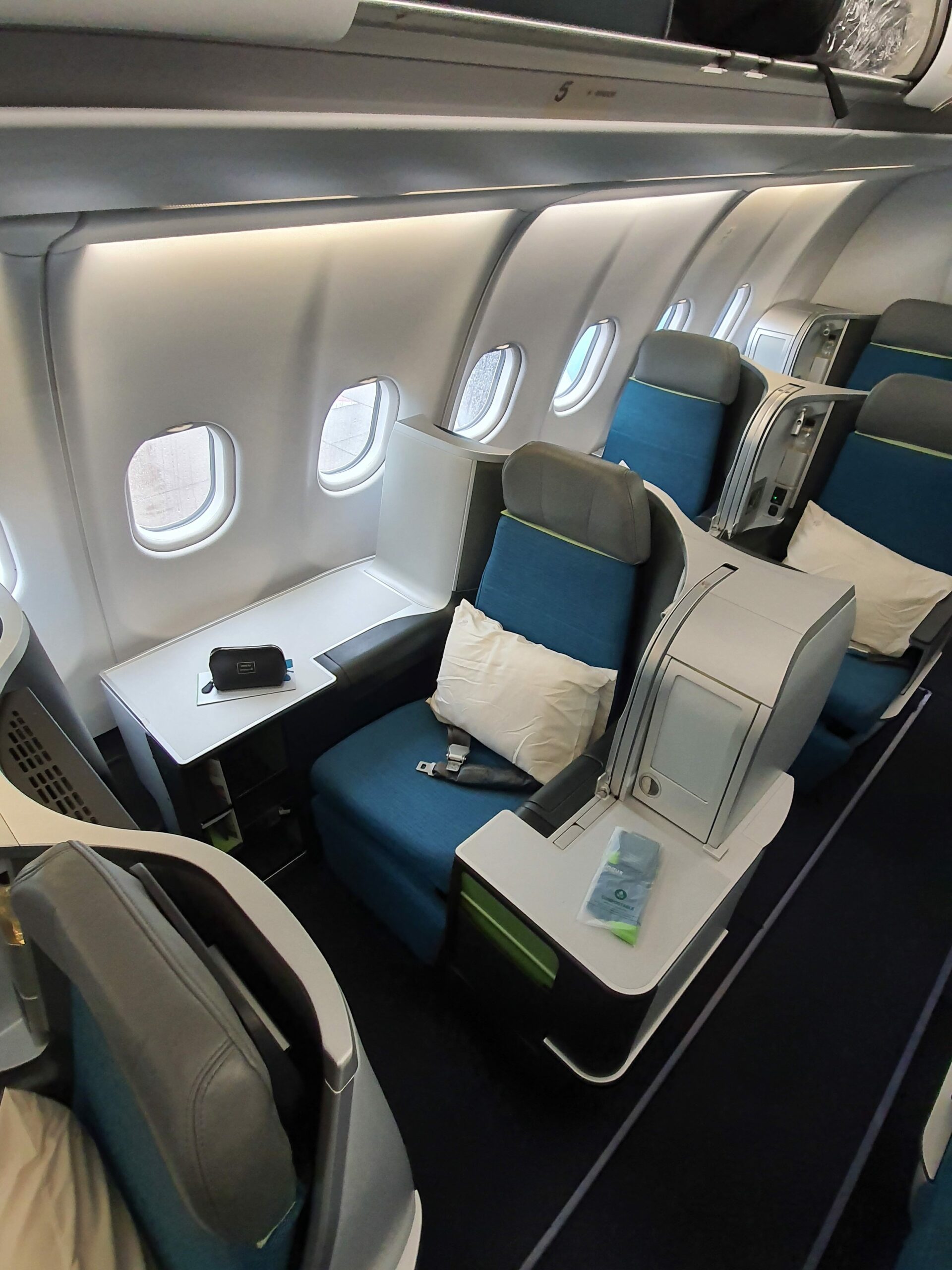 Aer Lingus A330 Maiden Flight cabin 