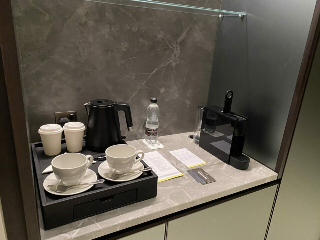 Westin London City Nespresso and Coffee Cups 