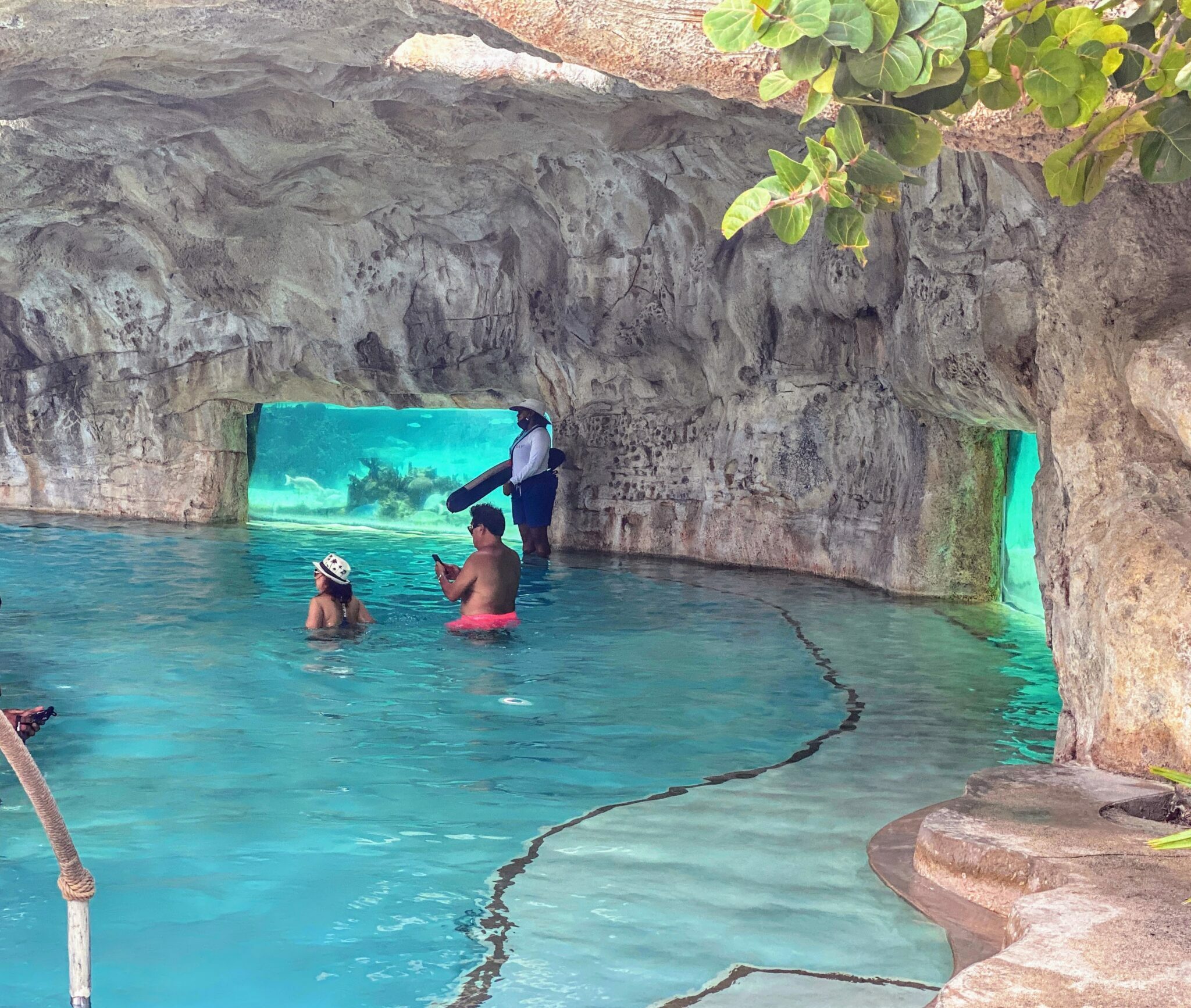 Dean's Blue Hole pool cave Grand Hyatt Baha Mar Nassau