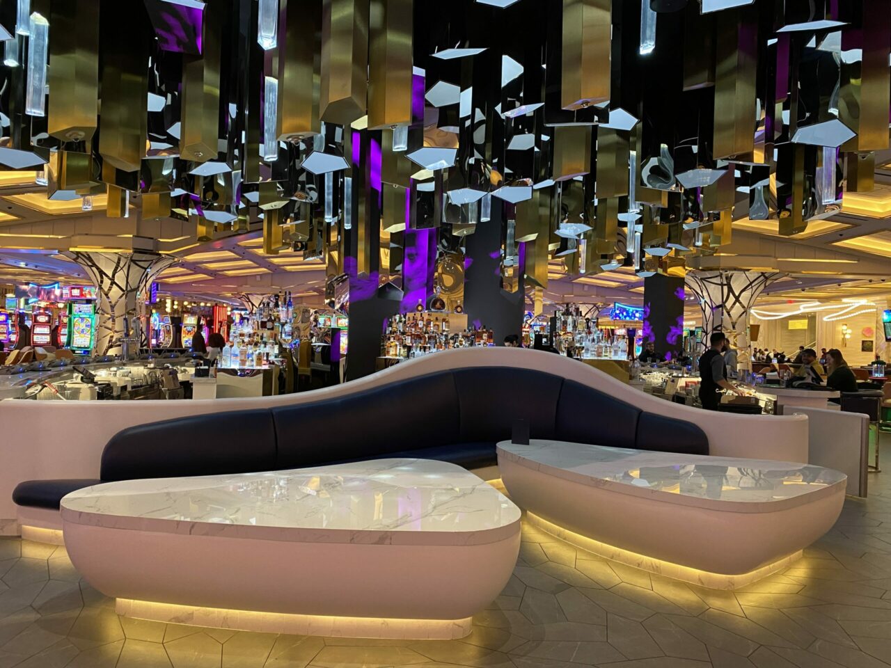 Crystal Bar in centre of casino 