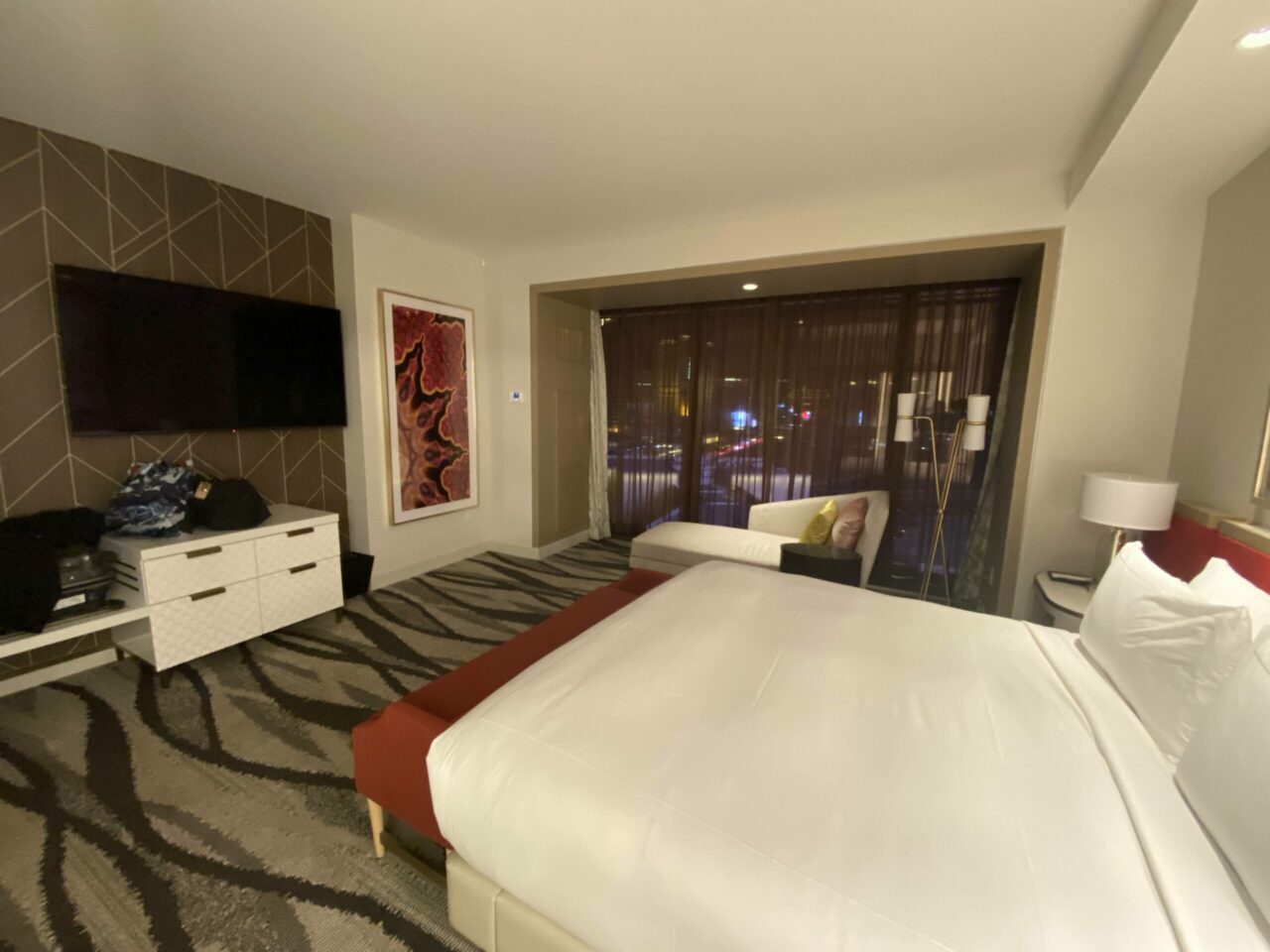 Conrad & Hilton hotels Las Vegas suite room review 