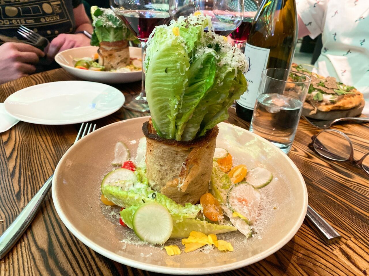 Truffle Caesar Salad at Wally's 