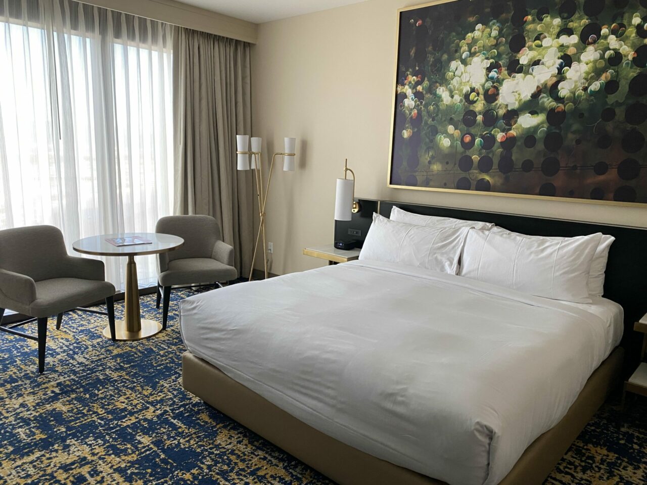 Conrad & Hilton hotels Las Vegas standard queen room review 