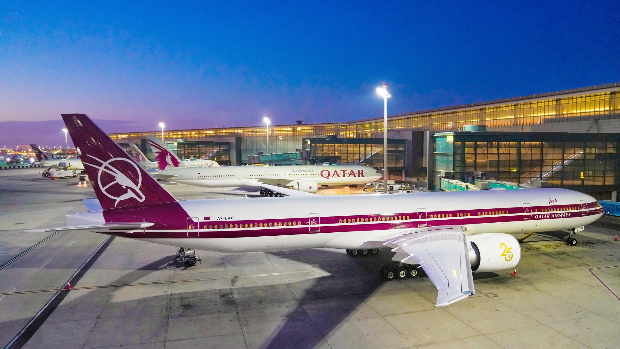 Qatar retro livery