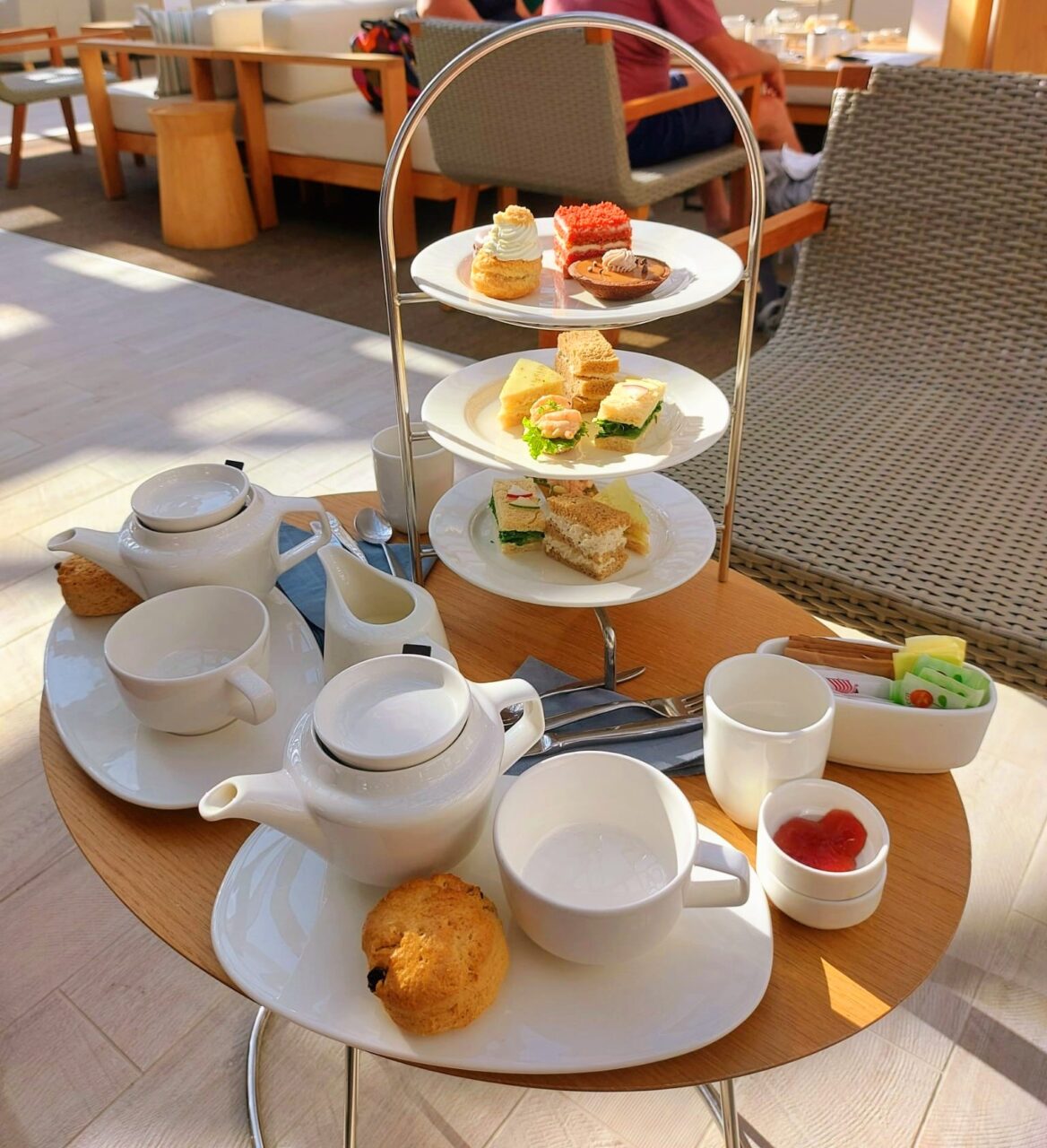 Afternoon Tea in Viking Sea Cruise 