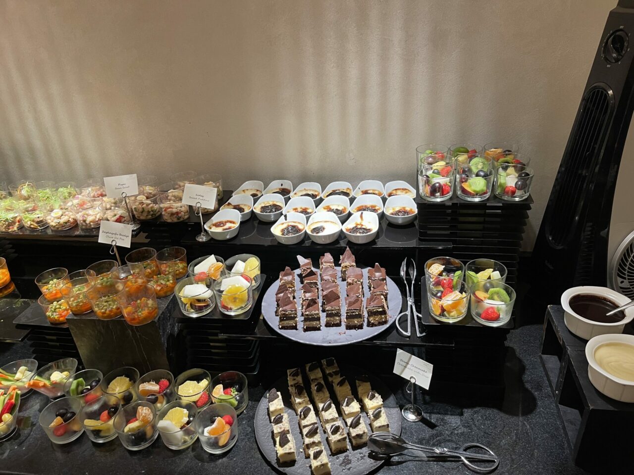 Conrad Istanbul Bosphorus lounge buffet