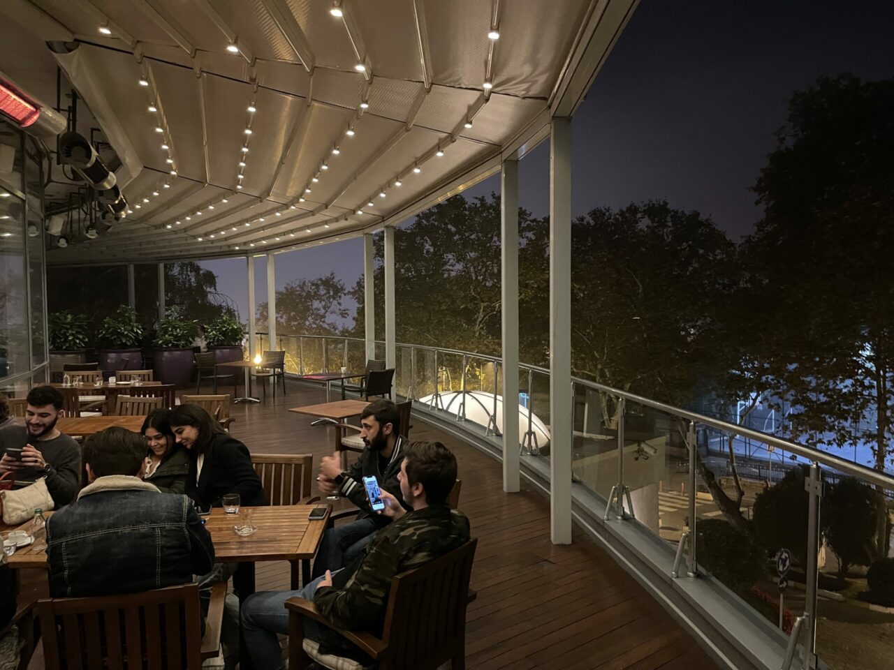 Conrad Istanbul Bosphorus lounge terrace 