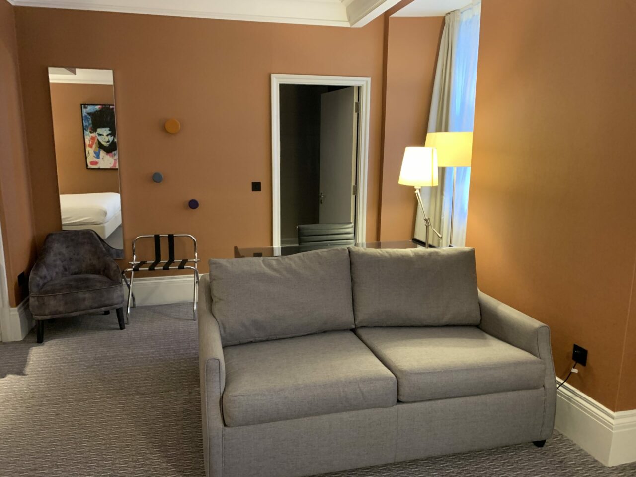 Marriott Royal Hotel Bristol review room sofa