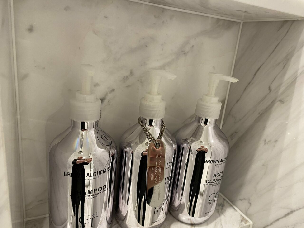 The Carlton Tower Jumeirah Shower Amenities