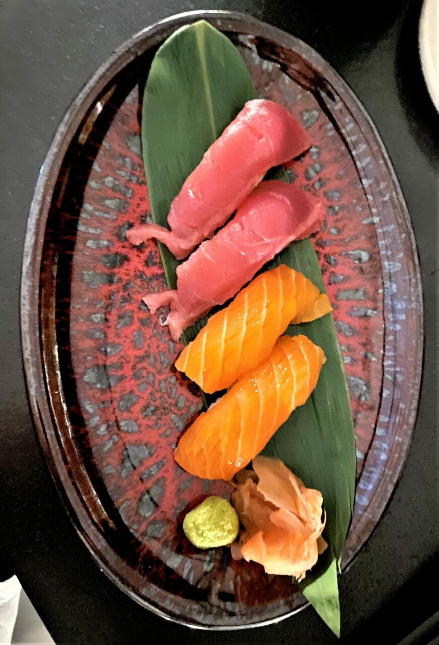 Sushi and Robatayaki at Azido restaurant at Mango House LXR Hotel 