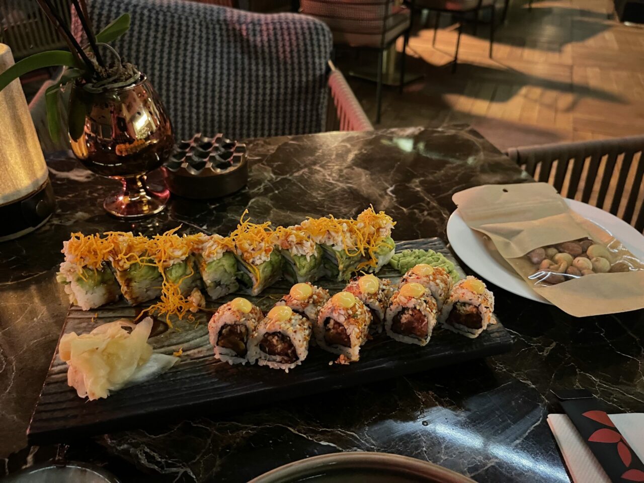 Conrad Istanbul Bosphorus sushi bar 