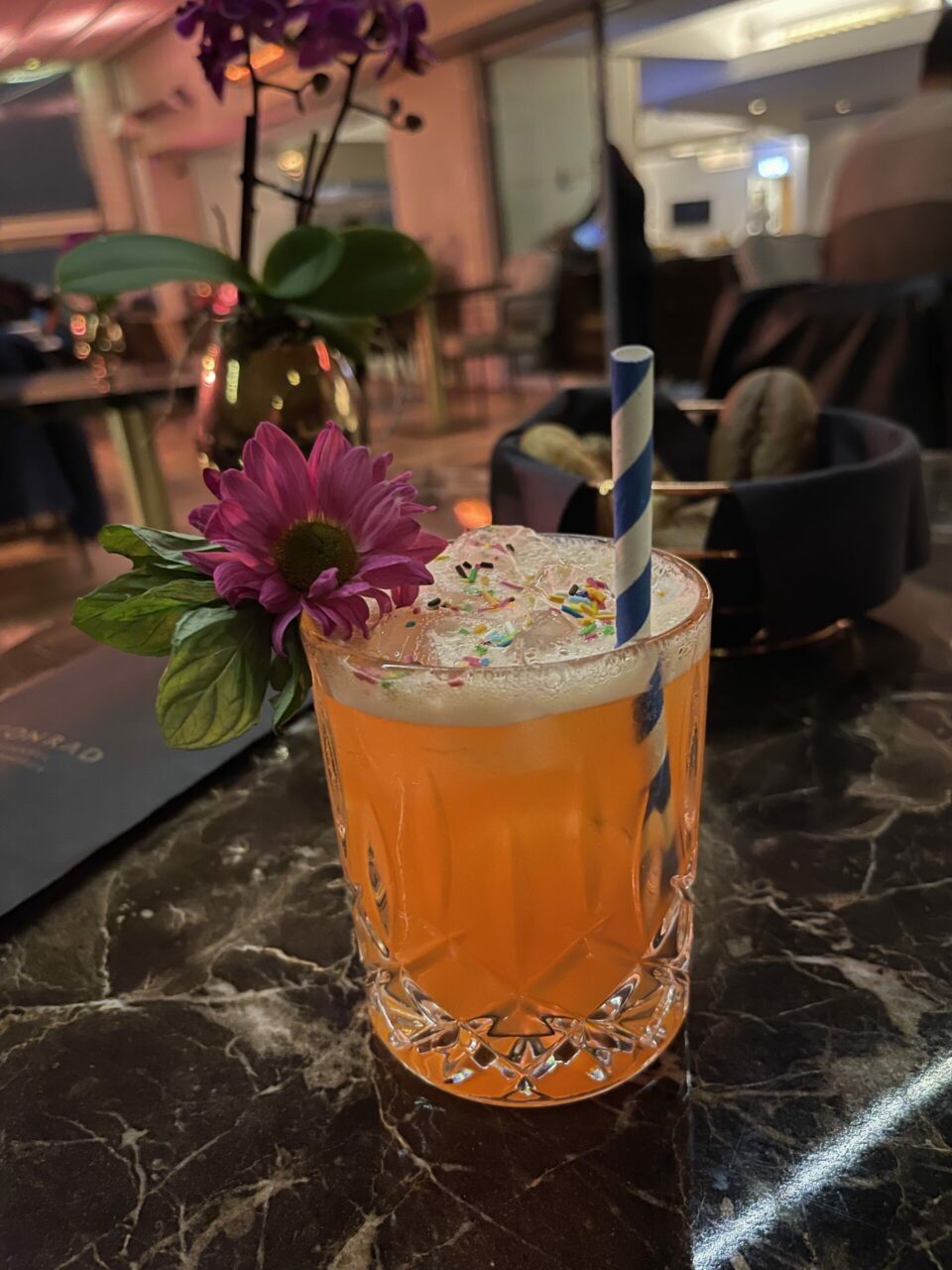 Conrad Istanbul Bosphorus cocktail 