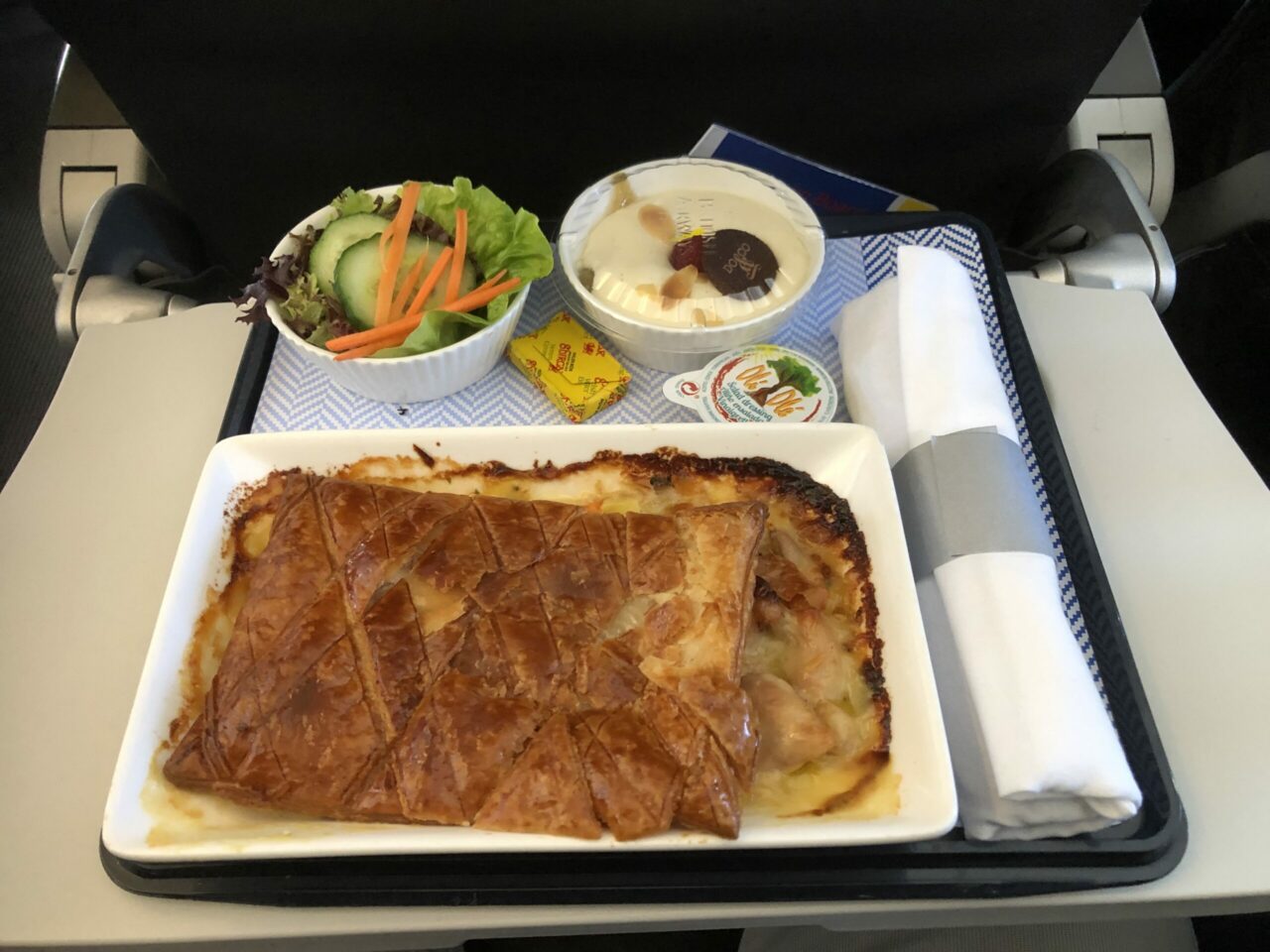 Chicken pie in Club Europe