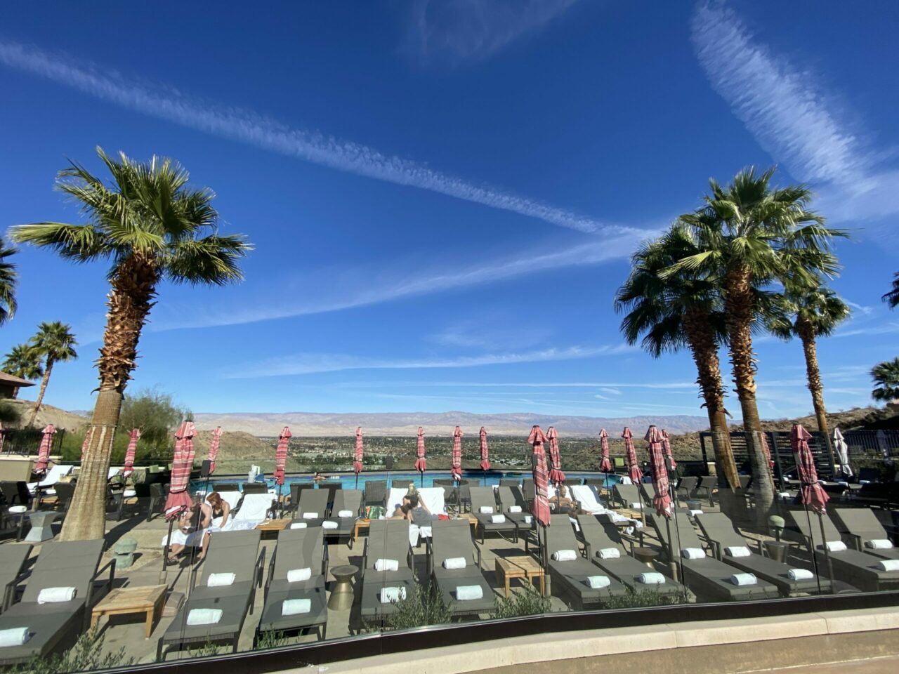 The Ritz Carlton Rancho Mirage hotel Adult pool loungers 