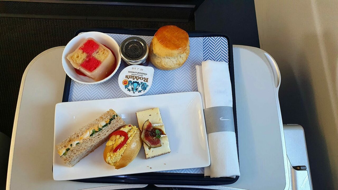 Domestic Meal British Airways Club Europe meals in 2022