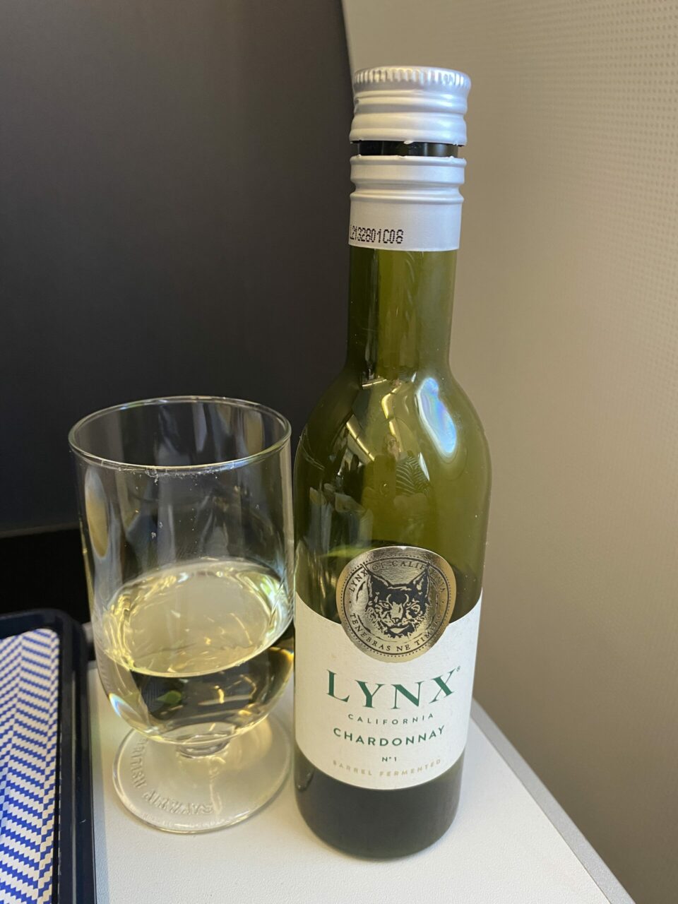 British Airways Club Europe meals in 2022 Lynx 