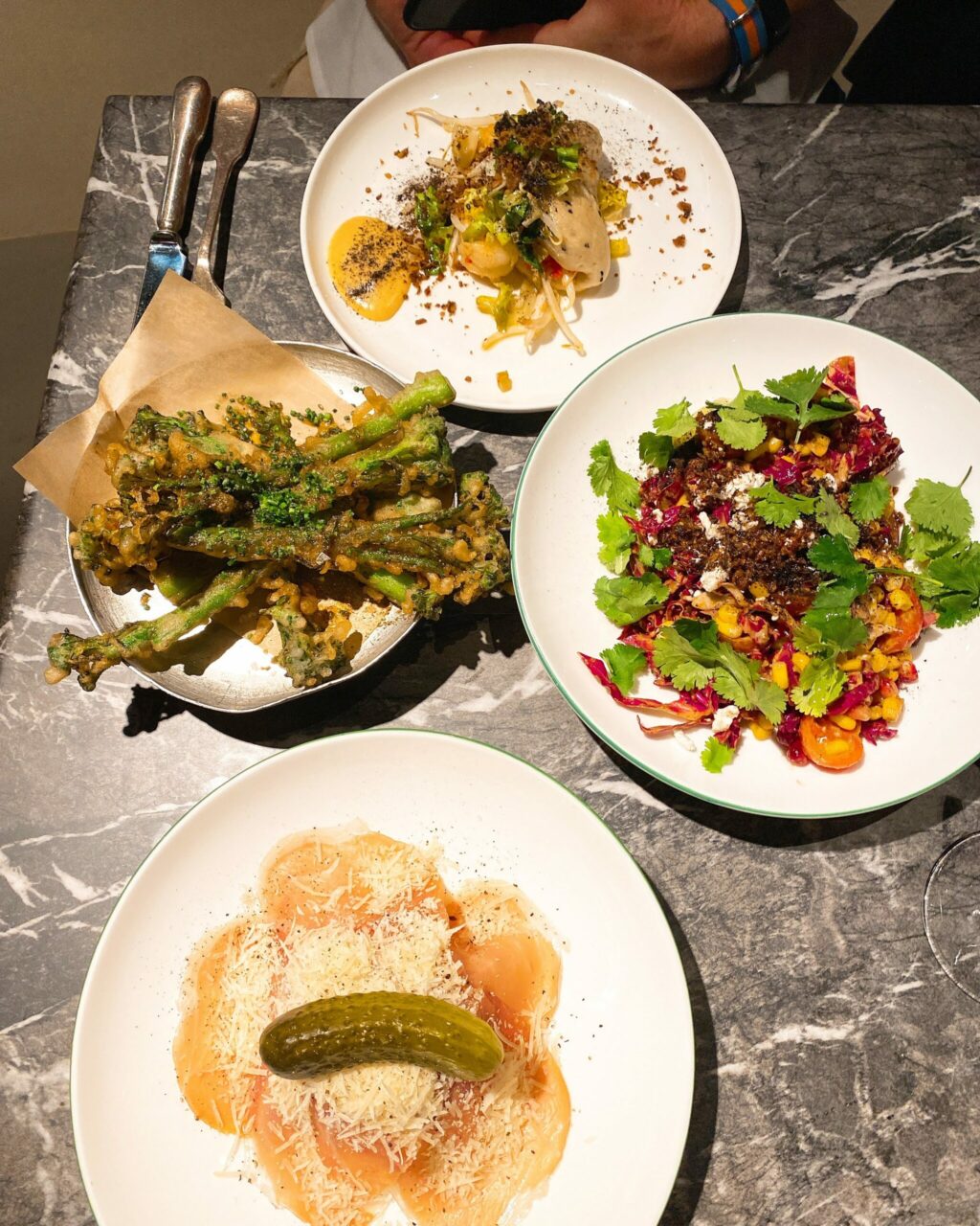 side dishes at the Bell and Whistle restaurant 